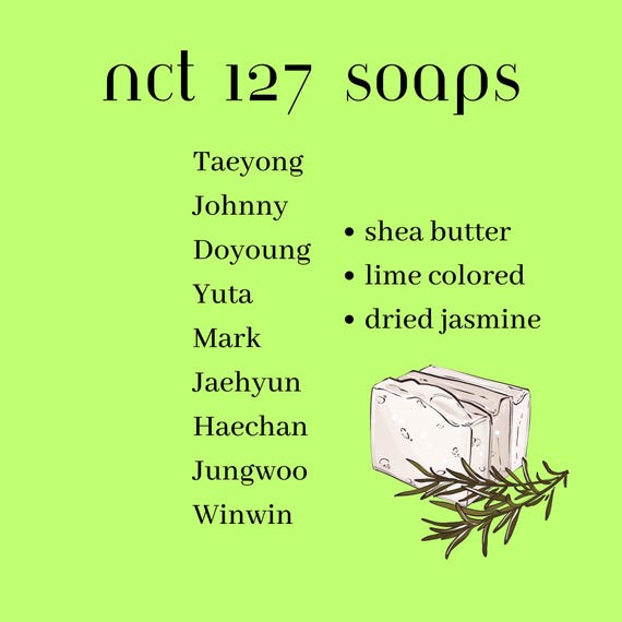 NCT 127 Soaps