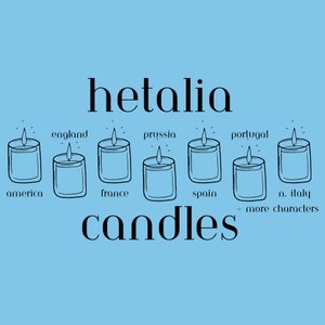 Hetalia/Country-Inspired Candles