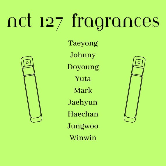 NCT 127 Fragrance Sprays