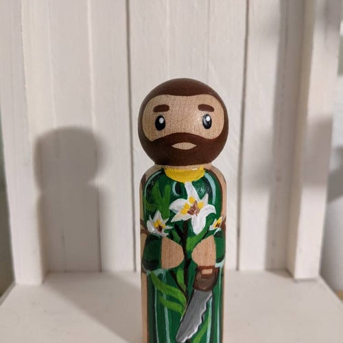 St. Ignatius Peg Doll Catholic Saint Dolls Catechesis of - Etsy