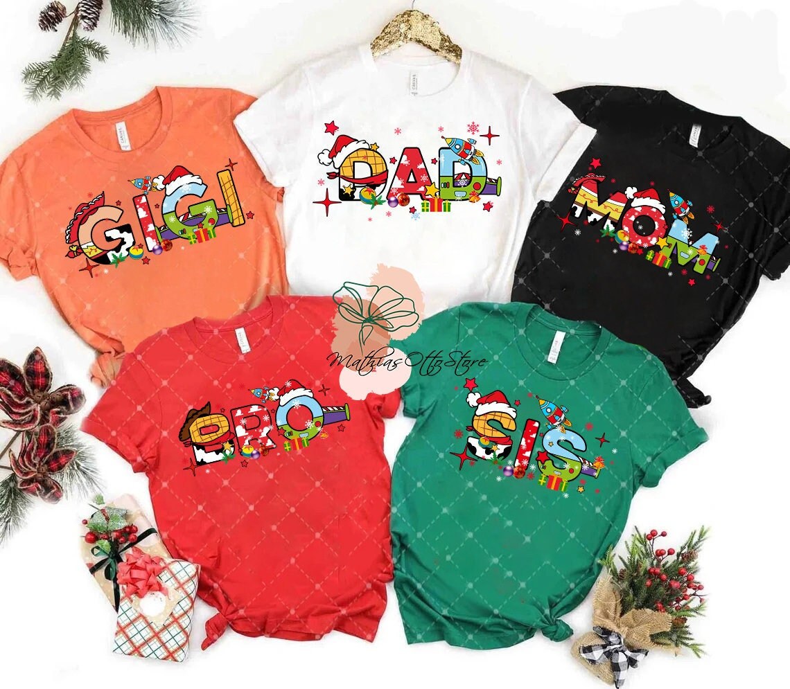 Discover Toy Story Familien, Toy Story Weihnachts T-Shirt