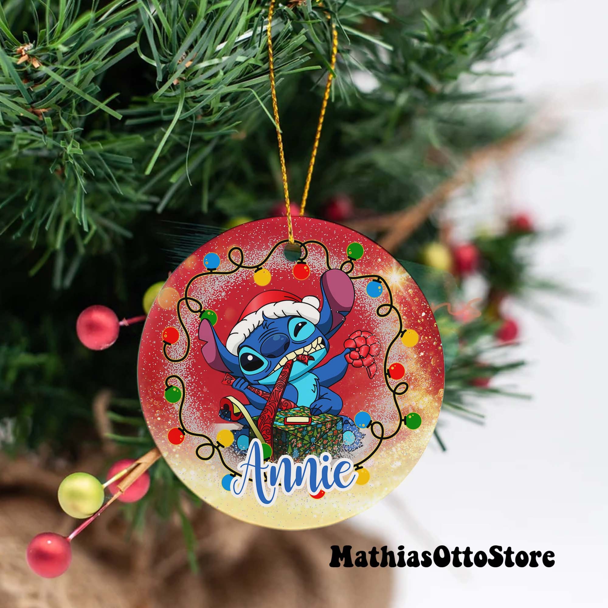 Personalized Stitch Ornament, Christmas Stitch Ornament sold by Chirag  Pandya | SKU 24753792 | 60% OFF Printerval