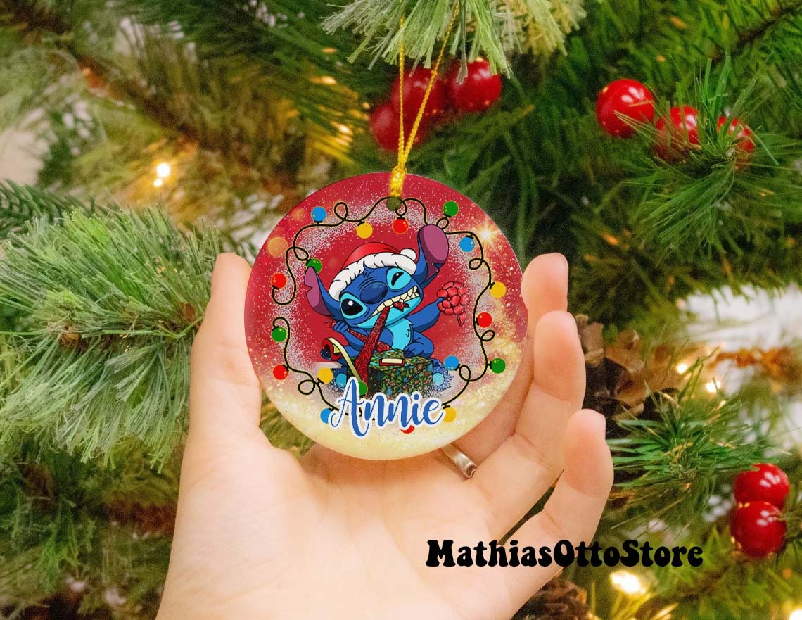 Personalized Stitch Ornament, Christmas Stitch Ornament sold by Chirag  Pandya | SKU 24753792 | 60% OFF Printerval