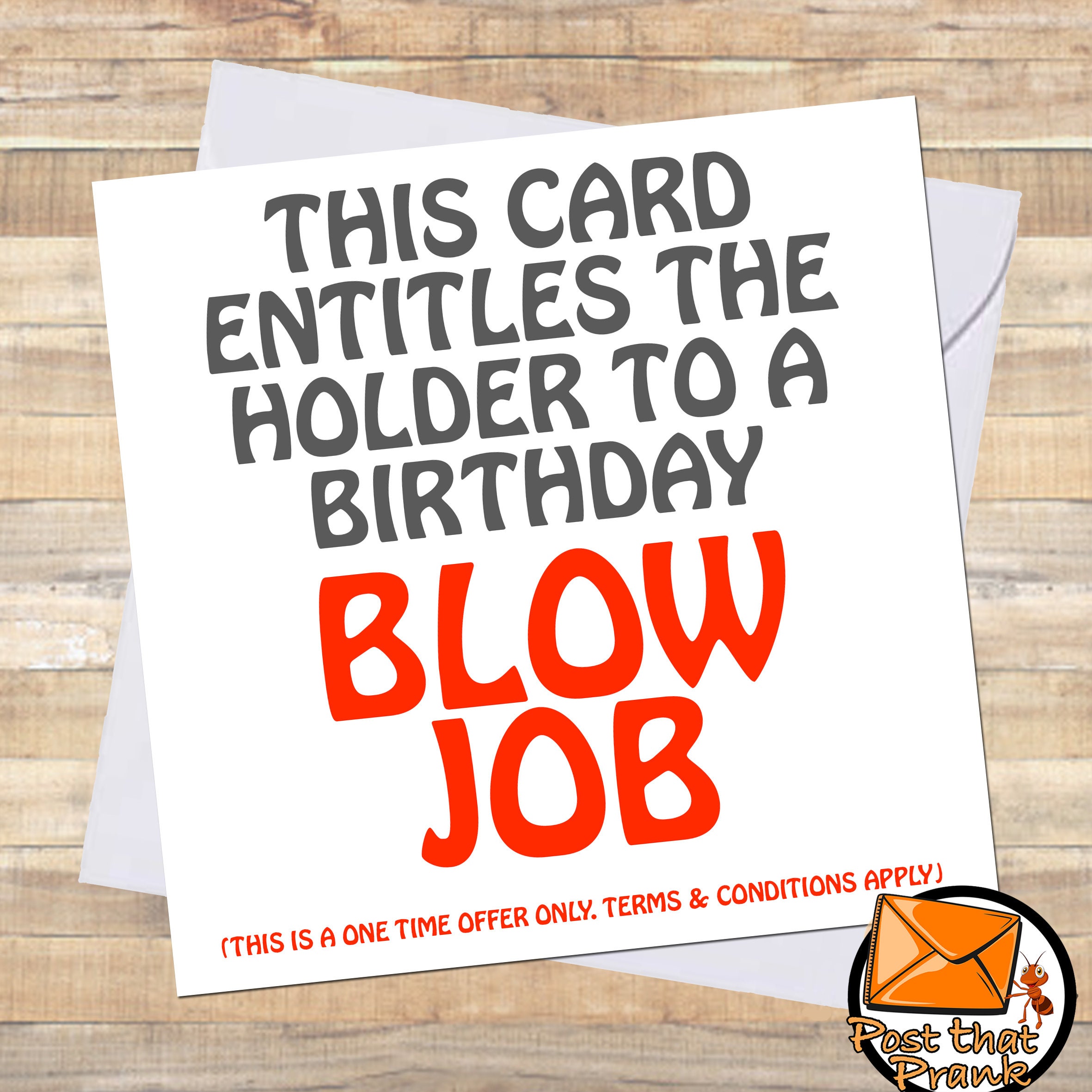 Blow Job Card Funny
