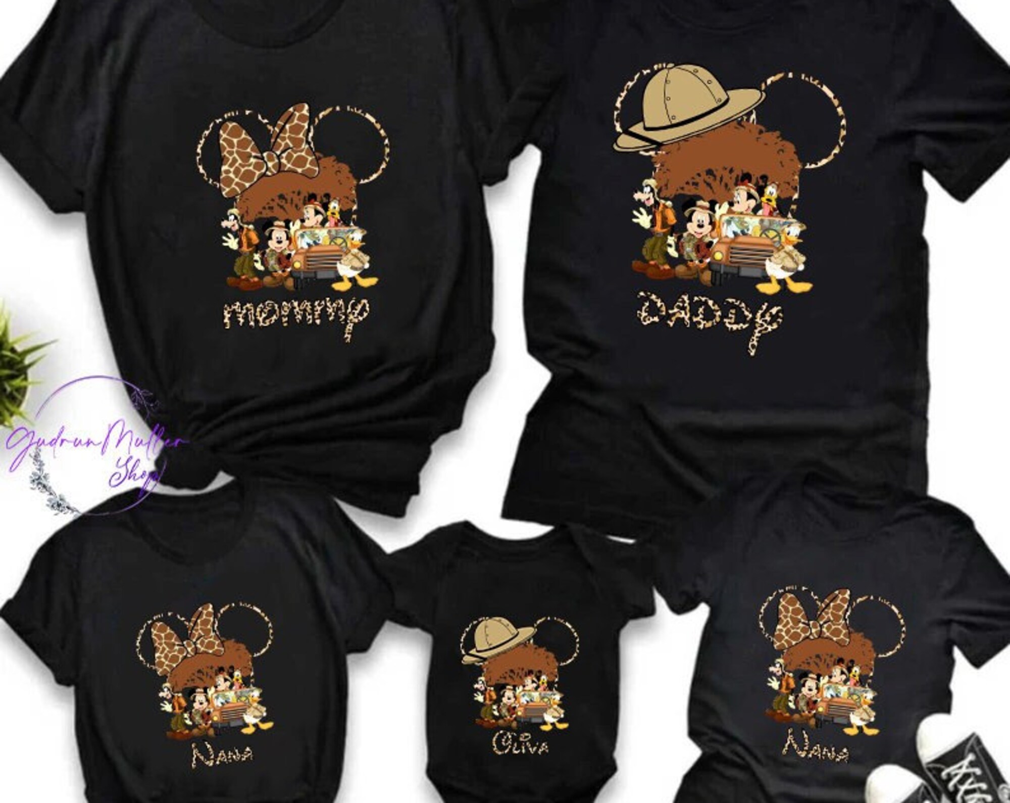 Custom Animal Kingdom Family Shirts, Disney Safari Shirt, Disney Family Shirt