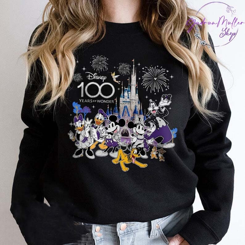 Discover Disney 100 Years of Wonder Sweatshirt, Disneyworld 2023 Trip