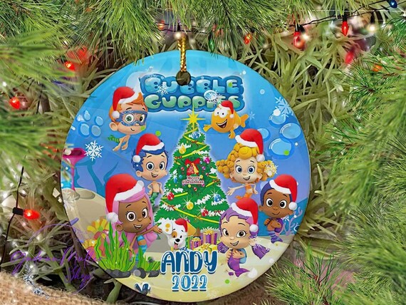 Bubble Guppies Chirstmas Ornament Bubble Guppies Christmas - Etsy