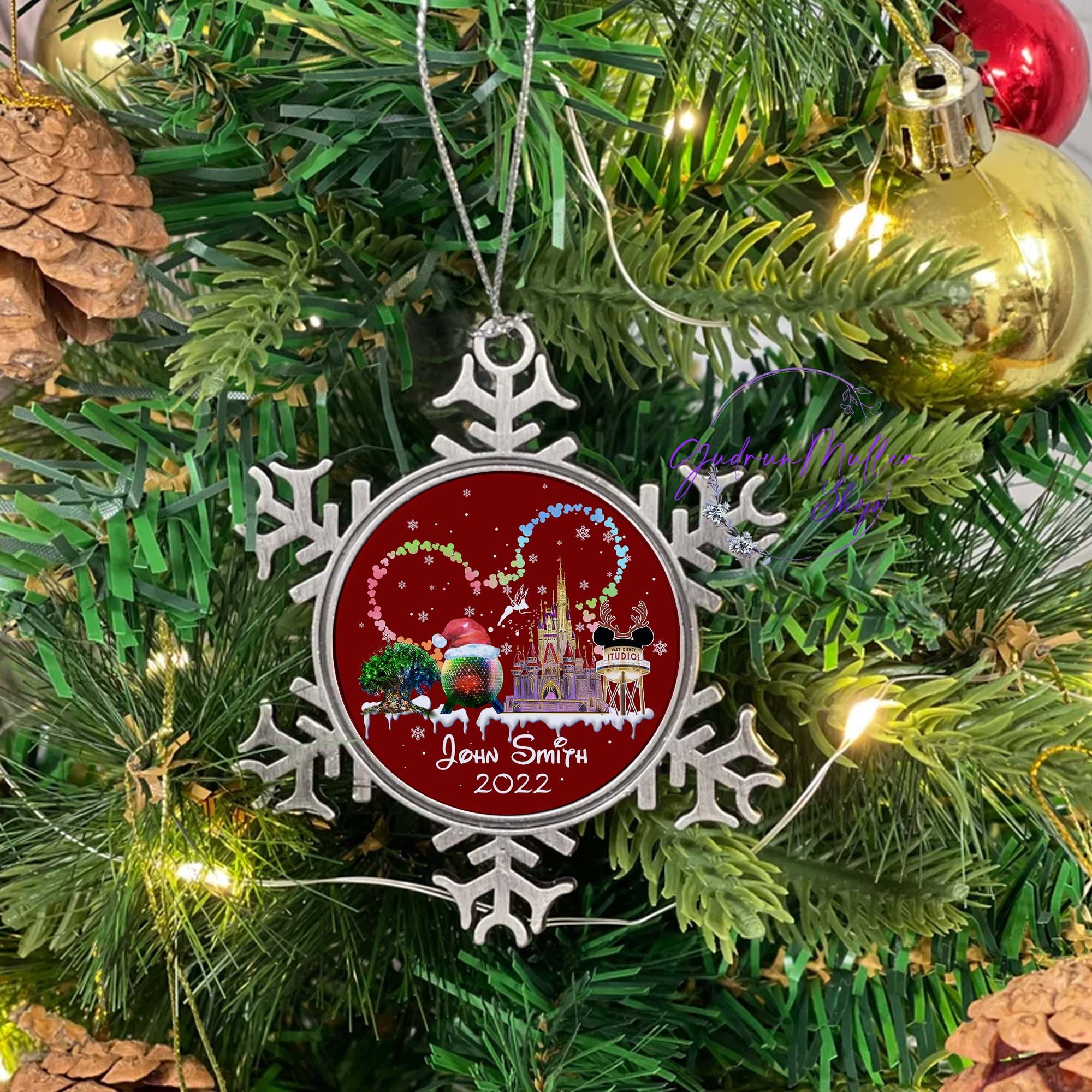 Custom Disney Christmas Ornaments, Disneyland Ornament sold by Ani 1 ...