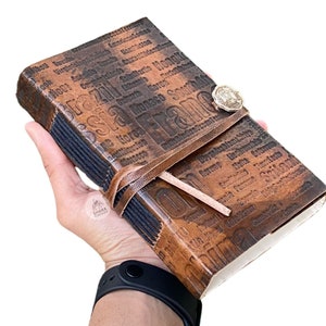 Leather Journal Handmade Deckle edge Paper Notebook Writing Journal Leather Sketch book Vintage Rustic Journal Travel Book,Journal for Women