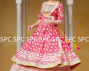 double layer frock kurti