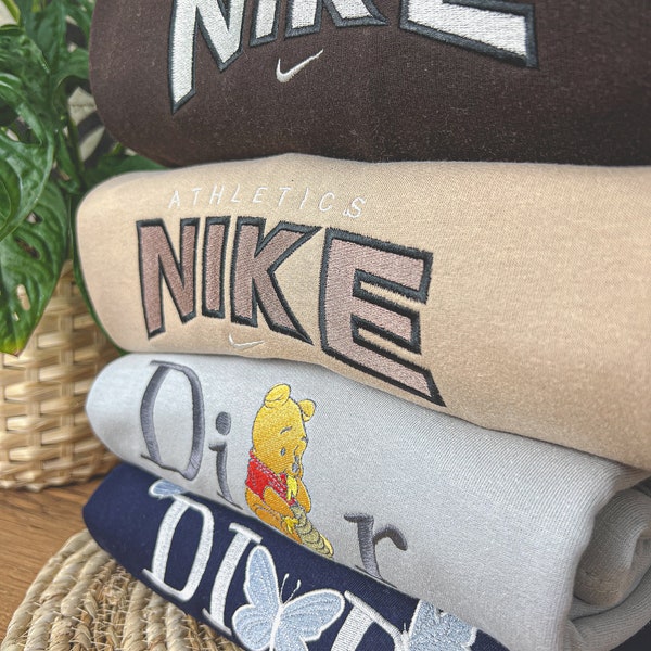 Vintage Sweatshirt/ Hoodie/ Winnie Pooh/ Embroidery/ Geschenk