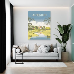 Alfriston, East Sussex Art Print by Dave Thompson - Available in multiple sizes A4 / A3 / A2 / A1