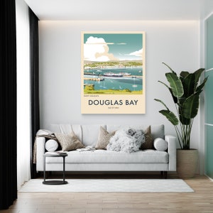 Douglas Bay, Isle Of Man Art Print by Dave Thompson - Available in multiple sizes A4 / A3 / A2 / A1