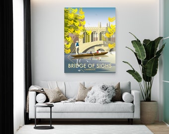 Bridge Of Sighs Art Print par Dave Thompson - Disponible en plusieurs tailles A4 / A3 / A2 / A1