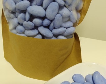 Zuckermandeln, mit Zucker überzogene Mandeln, Snack blau Mandel Süßigkeiten, Spacial Paket.