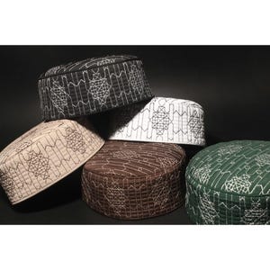 Mens kufi malawi quba series, Prayer hat, Muslim hat, muslim cap kufiah