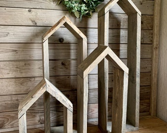 Rustic wooden house "HYGGE HYTTE" country style decor shabby chic house various sizes