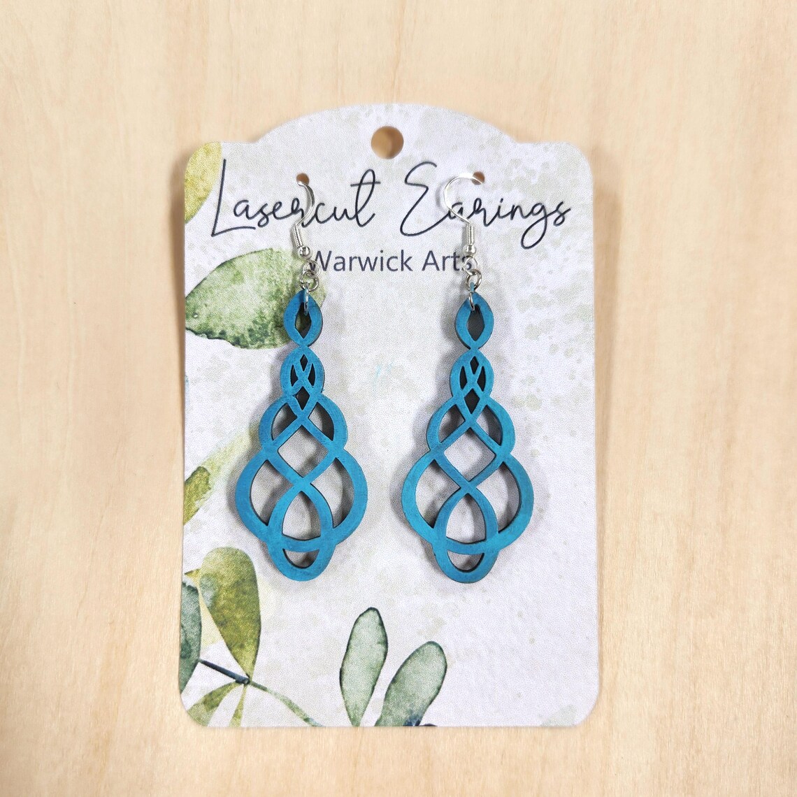 Mandala drop earring