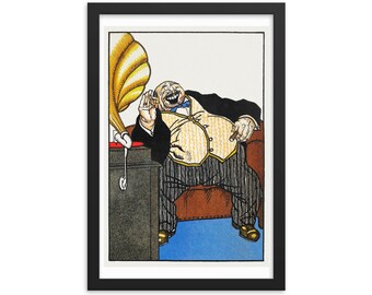 God, that Eisenbach! (1911) by Moriz Jung. Classic Art, Reproduction, Retro, Gift Idea,  Instrument Poster, Any size 8x10 12x16 12x18