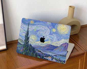 Funda rígida Starry Sky para MacBook Pro de 16 pulgadas (2023, M1/M2/M3), Pro de 14 pulgadas, Touch Bar Air de 13,6 pulgadas y M2 para portátiles Mac de 11 pulgadas.