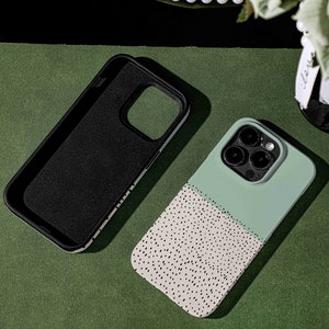 Pale Green Spot Personalised iPhone Case, MagSafe iPhone Case, iPhone Cover, Custom iPhone Case for for Phone 15 15 Pro 15 Pro Max Bild 7