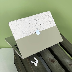 Olive Splice Marble Apple Macbook Case, Personalized Name, Text, Suitable for Pro 14 15 16, Air 13 Inch Laptop Case,Holiday Gift