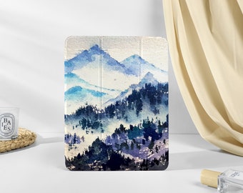 The Blue Mountains Personalised iPad Smart Case Cover iPad Pro 12.9, Pro 11, 10.9, 10.5 10.2 iPad Air 4 Air 5 iPad 9 Case iPad Mini 6