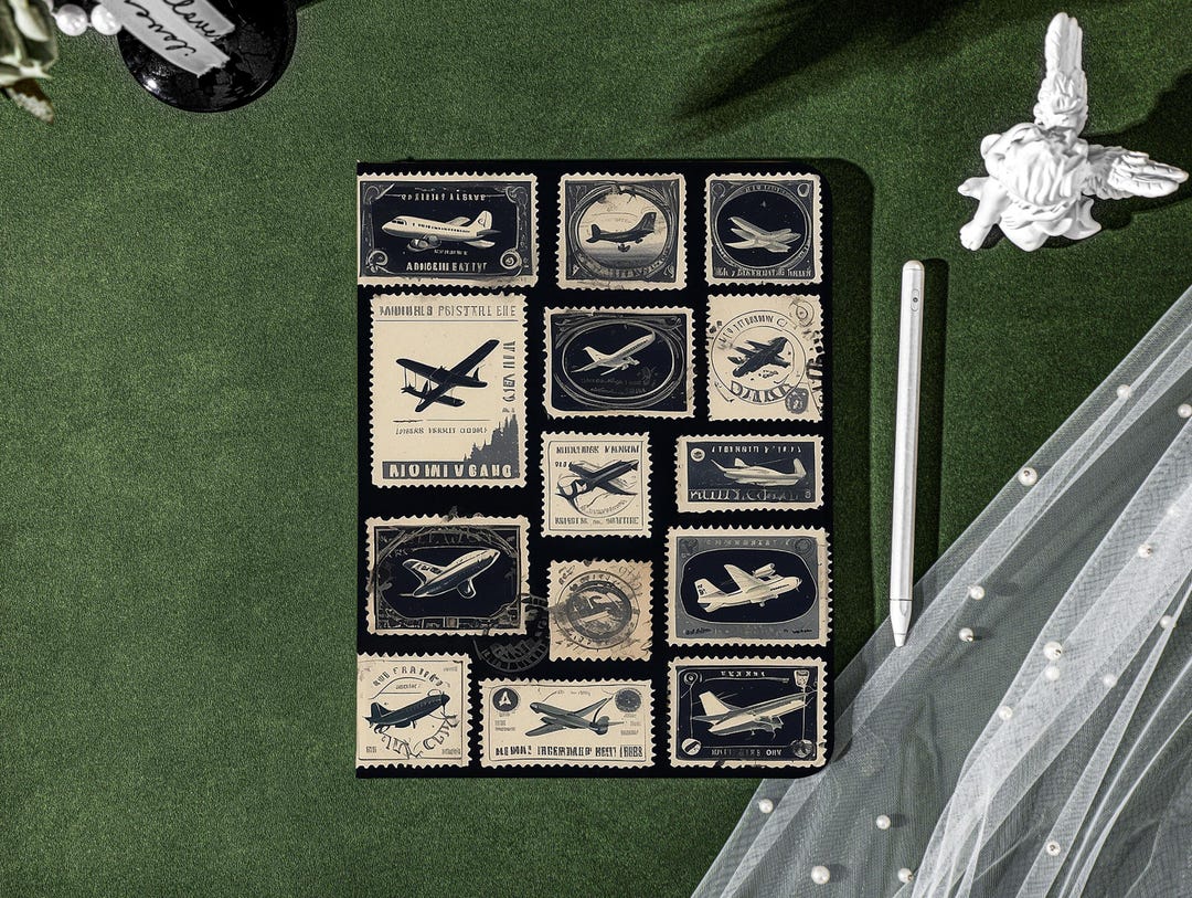 Aircraft Stamp Collection Personalized iPad Smart Case Cover iPad