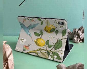 Nom personnalisé personnalisé Dicaeum Gray iPad Smart Case Cover iPad Pro 12.9, Pro 11 10.9 10.5 10.2 iPad Air 4 iPad 9 Case iPad Mini 6