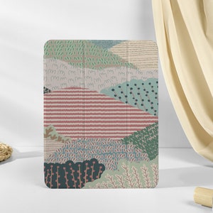 Colored Terraces Personalized iPad Smart Case Cover iPad Pro 12.9, Pro 11, 10.9, 10.5 10.2 iPad Air 4 Air 5 iPad 9 Case iPad Mini 6