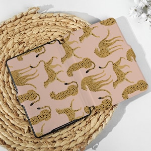 Pink Leopard Alle nieuwe Kindle 6" 2022 Case, Personalisatie Kindle Case, Paperwhite 2021, 2022 Cover, Kindle 8e 10e 11e Gen Case