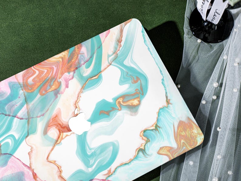 Rendering Blue Color MacBook Case for New MacBook Air 15 A2941, 14.2