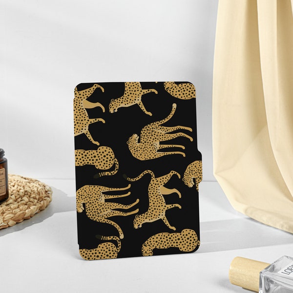 Leopard Party All new Kindle 6" 2022 Case, Personalization Kindle Case, Paperwhite 2021, 2022 Cover, Kindle 8th 10th 11th Gen Case