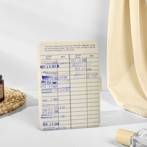 Scheda della biblioteca Tutto il nuovo Kindle 6" 2022 Custodia, Personalizzazione Custodia Kindle, Paperwhite 2021, Copertina 2022, Custodia Kindle 8a 10a 11a generazione