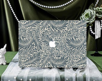 Branch and Leaf MacBook Case for New MacBook Air 15 A2941, 14.2" A2918/A2992, 16.2" A2991, Personalized Name, Air 13 Inch Laptop Case