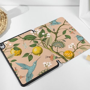 Personalized Custom Name Dicaeum iPad Smart Case Cover iPad Pro 12.9, Pro 11 10.9 10.5 10.2 iPad Air 4 iPad 9 Case iPad Mini 6