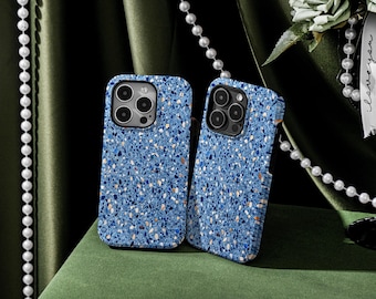 Blue Diamond Fragment Personalized iPhone Case, MagSafe iPhone Case, iPhone Cover,Custom iPhone Case for for Phone17 16 15 15 Pro 15 Pro Max