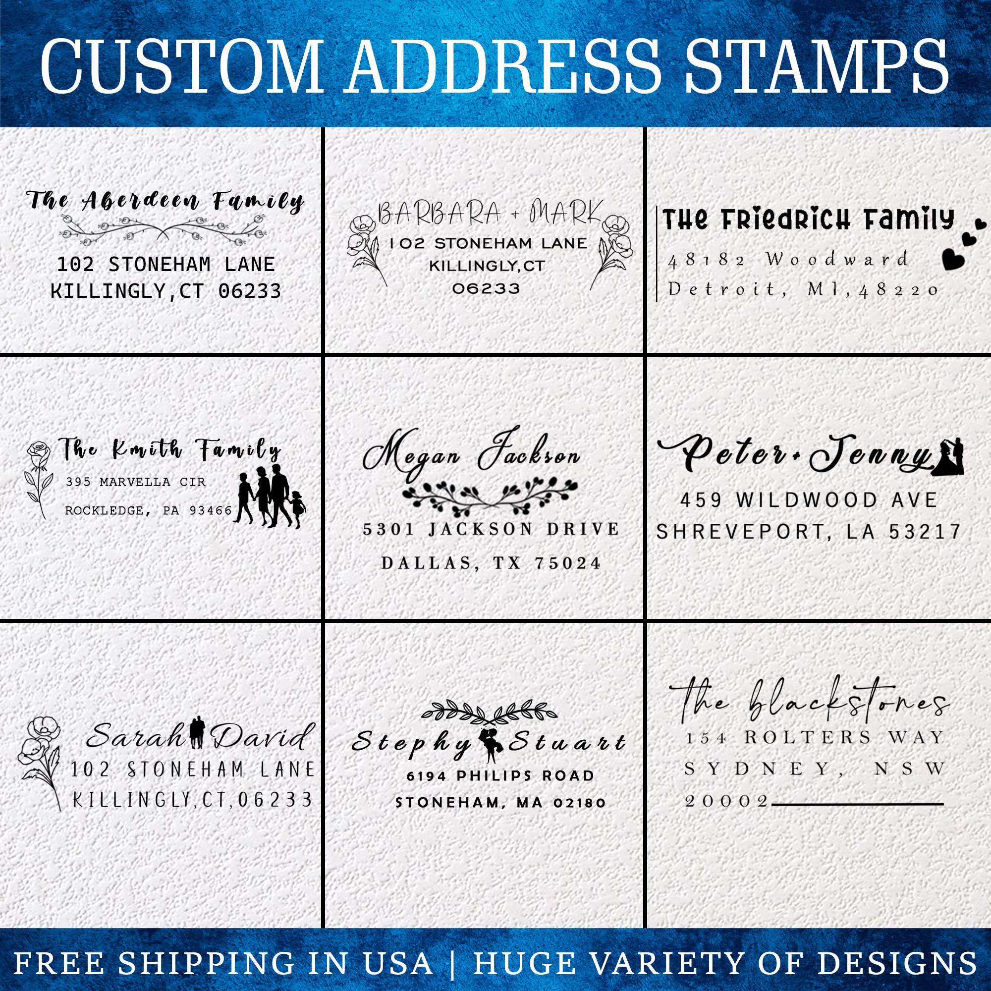 RETURN ADDRESS STAMP, Custom Return Address Stamp, Self Ink Return Address Stamp,  Custom Stamp Address, Self Inking Stamp, Custom Self Ink 