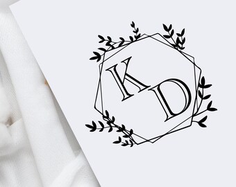Custom Couple Initial Wedding Stamp Personalized Monogram Stamp Save The Date Wedding Invitations Stamp For Envelopes Bridal Shower Gift