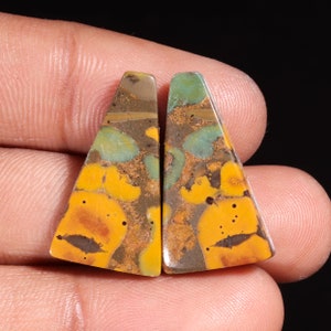 Cabujón de jaspe de fruta natural de calidad superior exclusivo en forma de triángulo, piedra preciosa suelta para hacer joyas, 23,10 ct, 25 x 14 x 4 mm, GA-16198