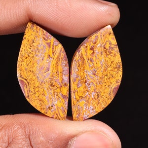 Esplêndida qualidade superior natural Mariam Japer forma extravagante cabochão pedra preciosa solta para fazer joias 33,00 Ct 31X16X5 MM GA-16114
