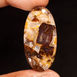 Mooie topkwaliteit 100% natuurlijke wilde paard jaspis ovale vorm cabochon losse edelsteen voor het maken van sieraden 38.35 CT 40 x 20 x 6 mm GA-3188