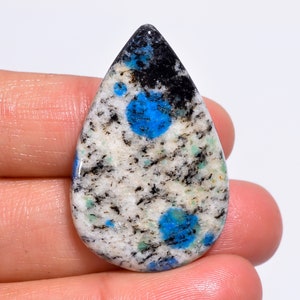 Klassieke hoogwaardige kwaliteit 100% natuurlijke K2-jaspis-peervorm cabochon losse edelsteen voor het maken van sieraden 28 kt. 35 x 23 x 4 mm GA-1858