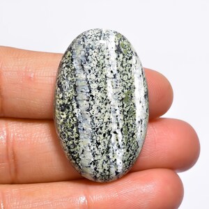 Supreme hoogwaardige kwaliteit 100% natuurlijke groene Zwitserse opaal ovale cabochon losse edelsteen voor het maken van sieraden 37 kt. 35 x 22 x 7 mm GA-1382