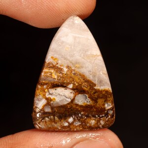 Supreme Top Quality 100% Natural Wild Horse Jasper Fancy Shape Cabochão Pedra Preciosa Solta Para Fazer Joias 22,95 Ct 29X20X5 MM GA-3219