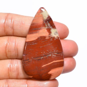Stunning Top Grade Quality 100% Natural Snakeskin Jasper Pear Cabochon Loose Gemstone For Making Jewelry 72.5 Ct. 51X29X5 mm GA-678
