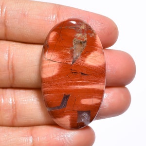 Exclusive Top Grade Quality 100% Natural Snakeskin Jasper Oval Cabochon Loose Gemstone For Making Jewelry 50.5 Ct. 39X22X6 mm GA-691
