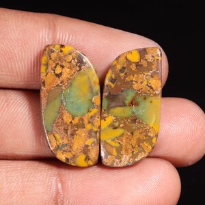 Piedra preciosa suelta de jaspe de fruta natural de alta calidad exclusiva con forma de fantasía, cabujón para hacer joyas, 29,90 ct, 25 x 12 x 4 mm, GA-16177