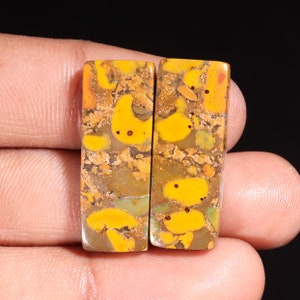 Maravillosa piedra preciosa suelta de jaspe de frutas naturales de primera calidad con forma radiante, cabujón para hacer joyas, 35,00 ct, 29 x 11 x 5 mm, GA-16134