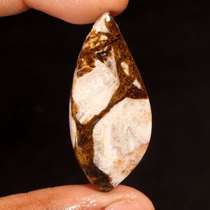 Clássico de alta qualidade 100% natural Wild Horse Jasper Fancy Shape Cabochão Pedra preciosa solta para fazer joias 42,80 Ct 47X21X6 MM GA-3228